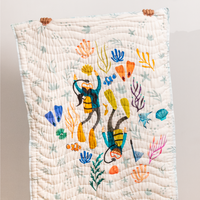 A Kingdom of Kelp Baby Quilt
