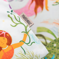 Mermaid's Birthday Party Bed Sheet and Shams Set