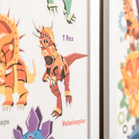 Dino Dreams A Prehistoric Parade Wall Art