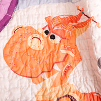 Dino Goes To School Quilt