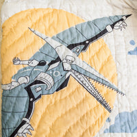 Dino Goes To School Quilt