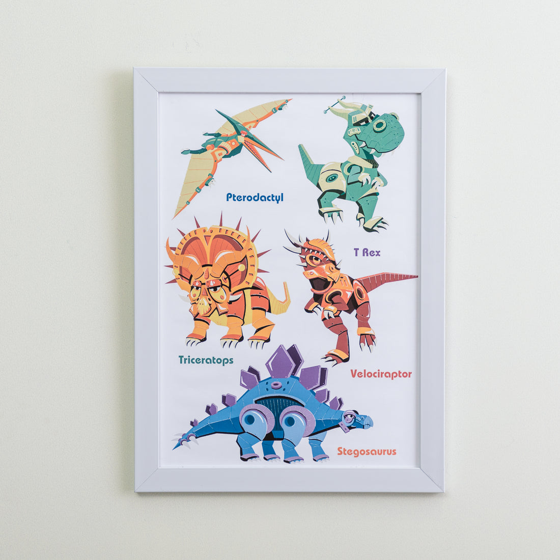 Dino Dreams A Prehistoric Parade Wall Art