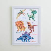 Dino Dreams A Prehistoric Parade Wall Art