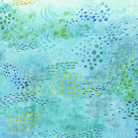 Blue Ripples Bedsheet and Sham set