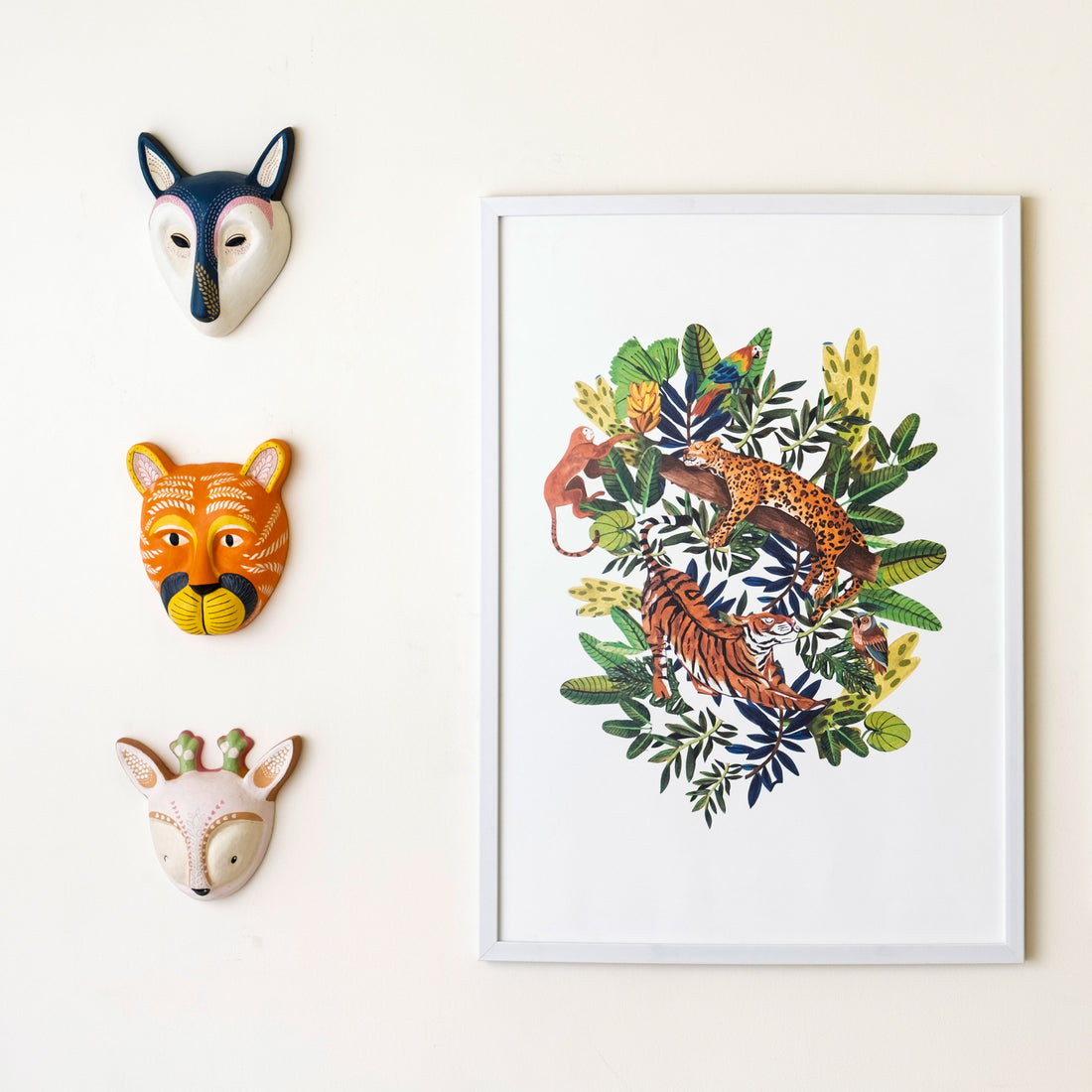 Perched on a Tree Top Wall Art