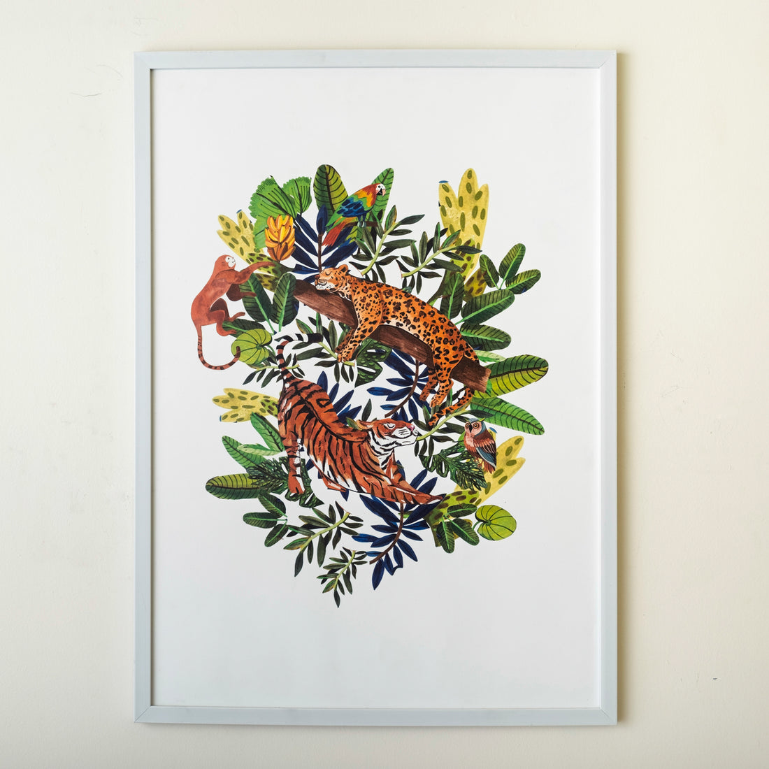 Perched on a Tree Top Wall Art