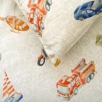 Chasing Cars and Clouds Bedsheet and Shams Set
