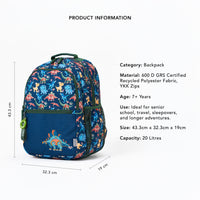 A Time Before Time Backpack Large