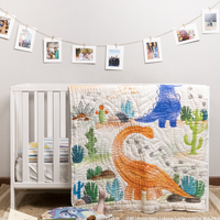 A World Before Time Baby Quilt