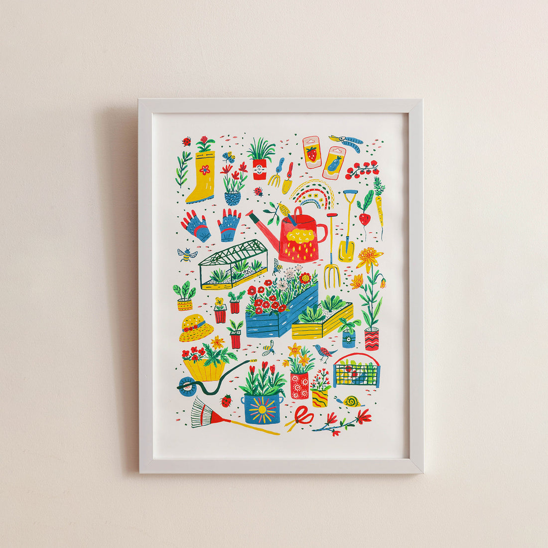 Bee In A Bonnet Wall Art