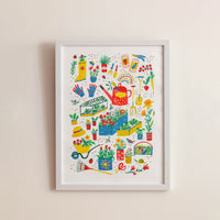 Bee In A Bonnet Wall Art