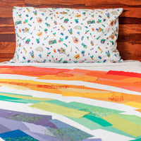 Tin Can Telephone Bed Cover