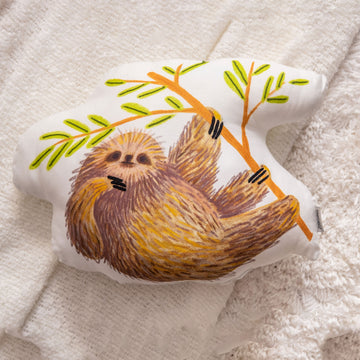 Slumbering Sloth Cushion