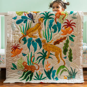 The Forest is my Playground Baby Quilt
