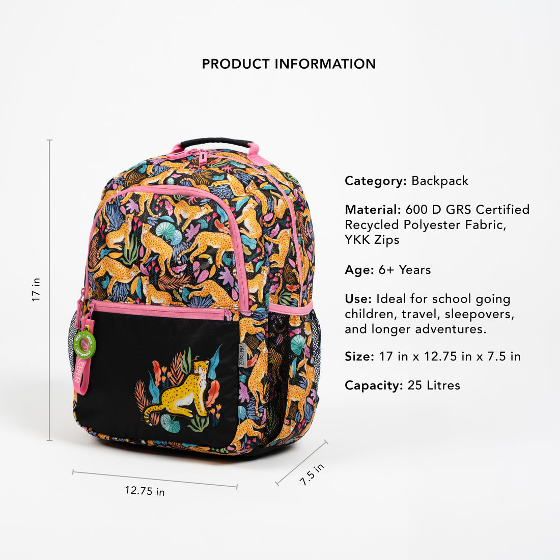 Forest Is My Playground Large Backpack