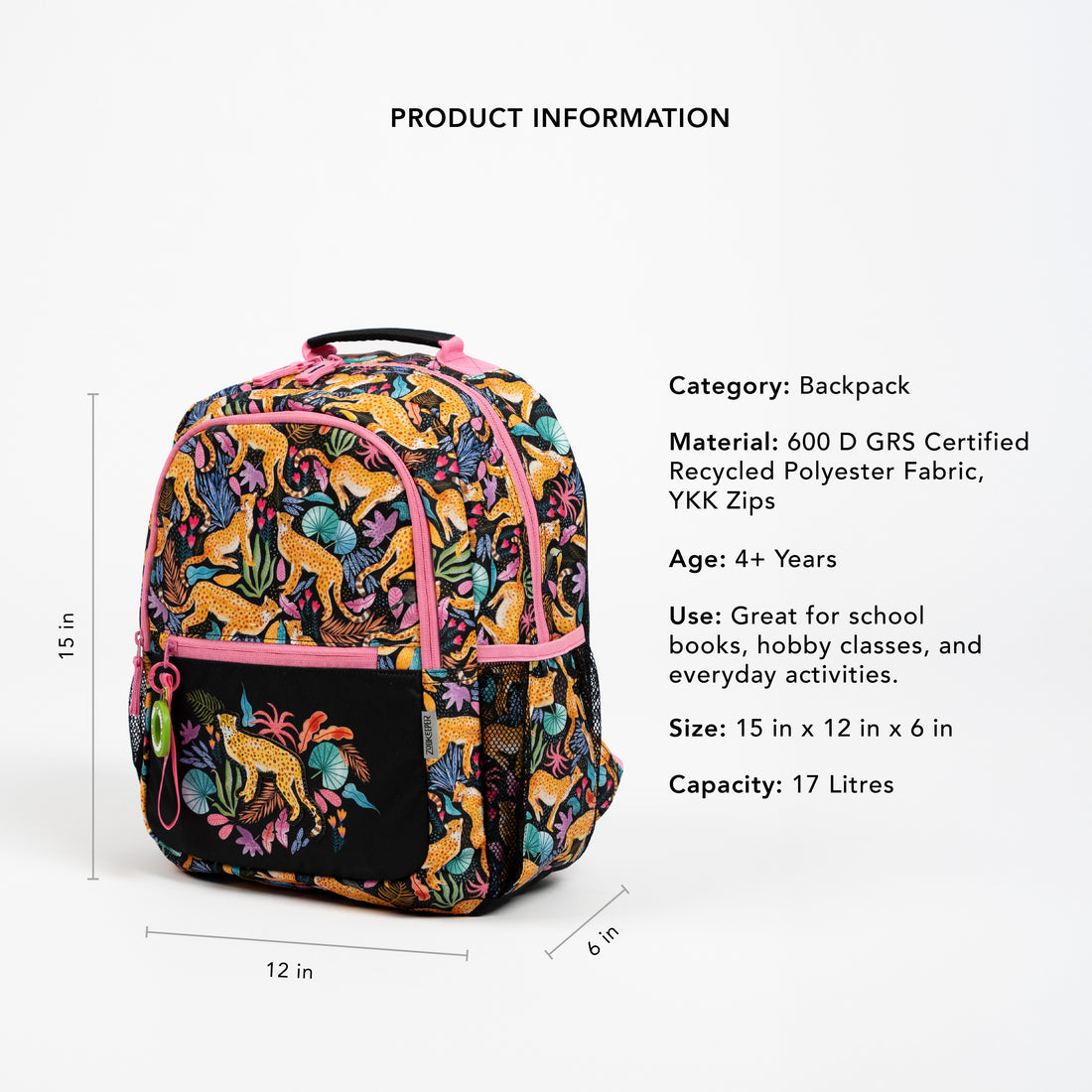 Forest Is My Playground Medium Backpack