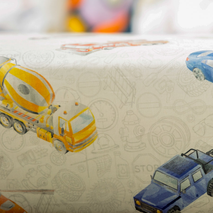 Chasing Cars and Clouds Bedsheet and Shams Set