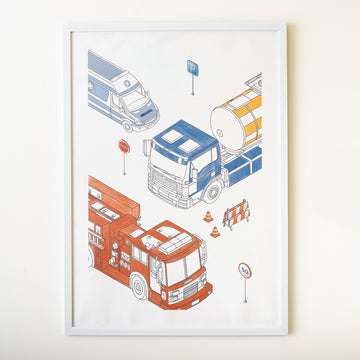 City Heroes Wall Art
