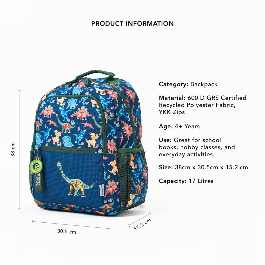 A Time Before Time Backpack Medium