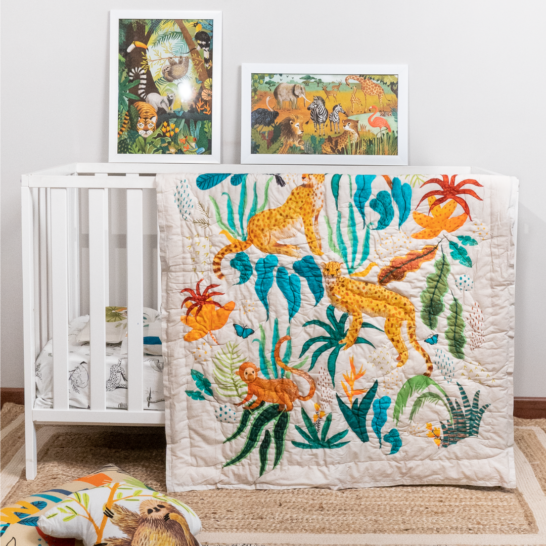The Forest is my Playground Baby Quilt