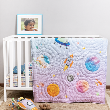 Tim, The Traveller Baby Quilt
