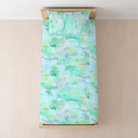 Blue Ripples Bedsheet and Sham set